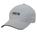GREY MICROFIBER SIX PANEL CAP